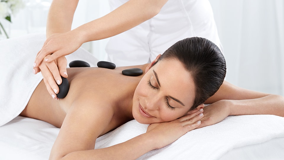 Relaxing massages with hot stone at our beauty salon in stoke-on-trent staffordshire